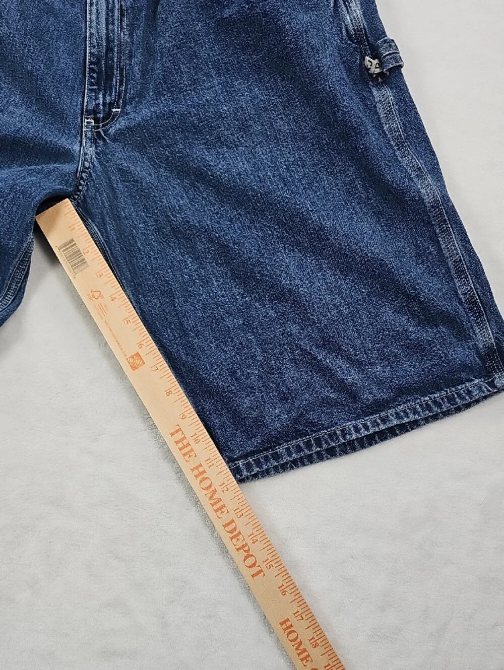 Calvin Klein Navy Blue Carpenter Denim Shorts